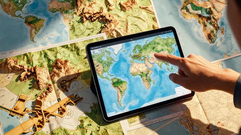 Visualización profesional de tipos de mapas