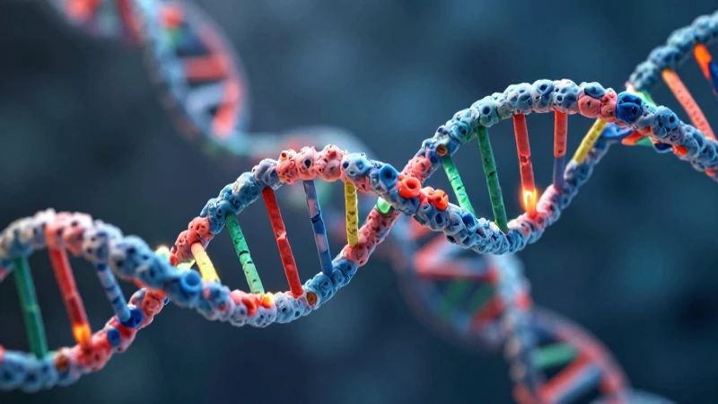 Doble hélice de ADN vibrante con mutación dinámica
