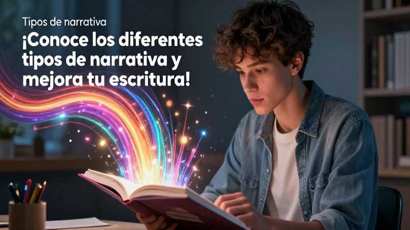 Conoce tipos de narrativa para mejorar tu escritura