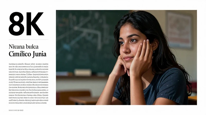 Joven reflexivo con energía vibrante, estilo educativo mexicano