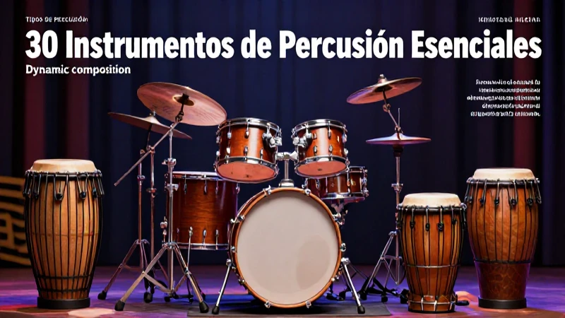 Ritmo esencial: percusión vibrante mexicana