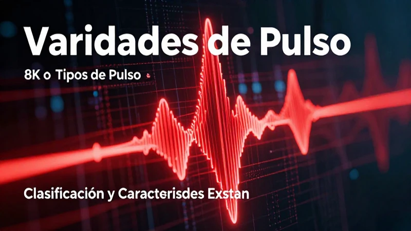 Clasificación y características de tipos de pulso