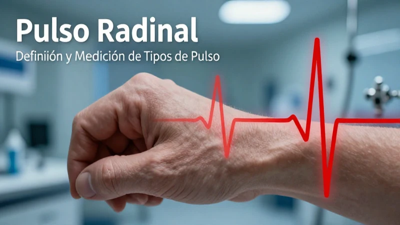 Mide y define los tipos de pulso radial