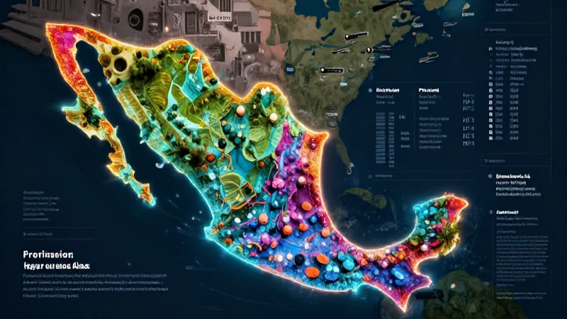 Regiones económicas de México ilustradas y clasificadas