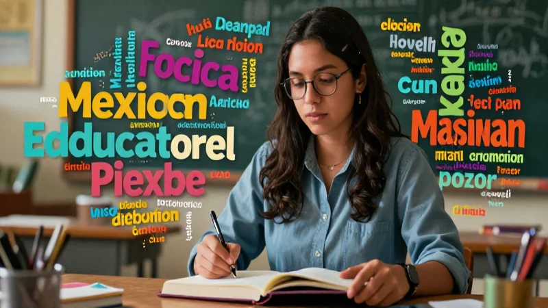 Educador mexicano focalizado con revista de alta calidad