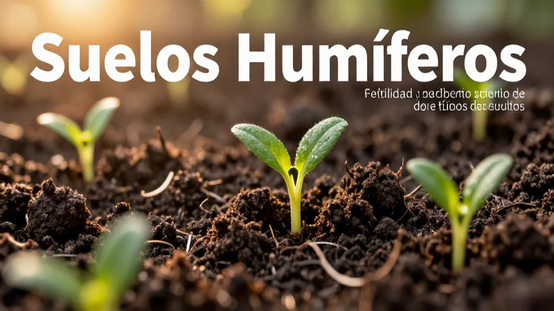 Humus fértil nutre la vida con belleza vibrante