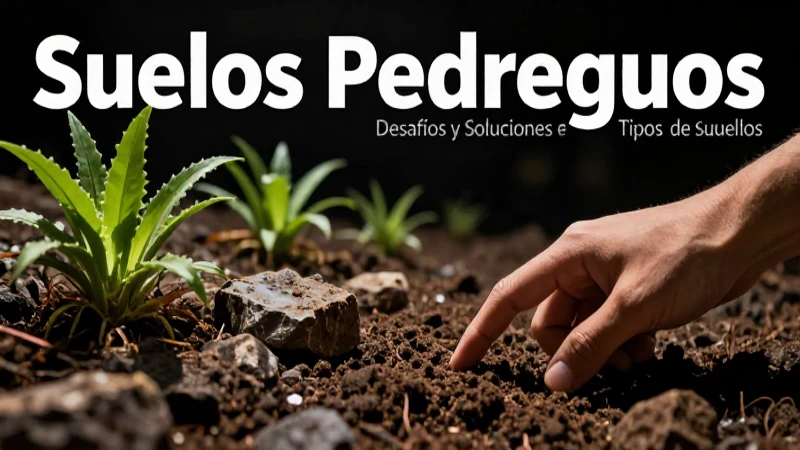 Suelos pedregosos: desafíos, soluciones y composición