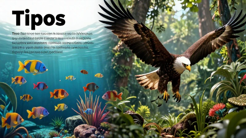 Clasificación de especies por sus hábitats