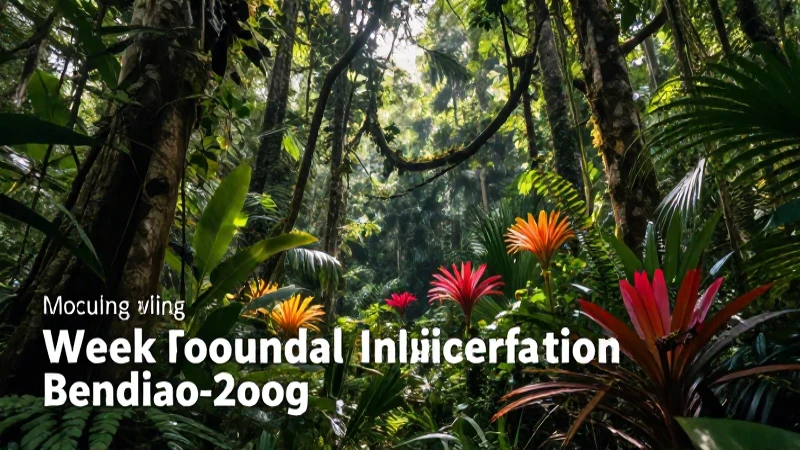 Selva tropical exuberante en regiones naturales de México