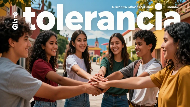 Tolerancia: diálogo y diversidad educativa