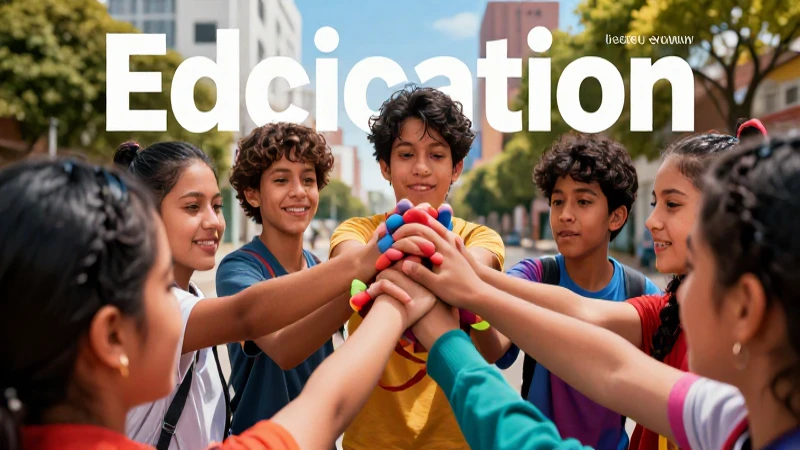 Jóvenes mexicanos aprenden en un entorno urbano vibrante