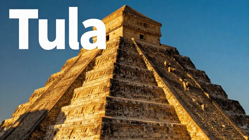 Toltecas: Historia, características y legado cultural 3 Tula en majestuosa luz dorada