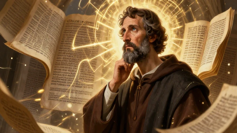 Santo Tomás de Aquino: Vida, obra y su filosofía esencial 5 Retrato de Tomás de Aquino, iluminación mística