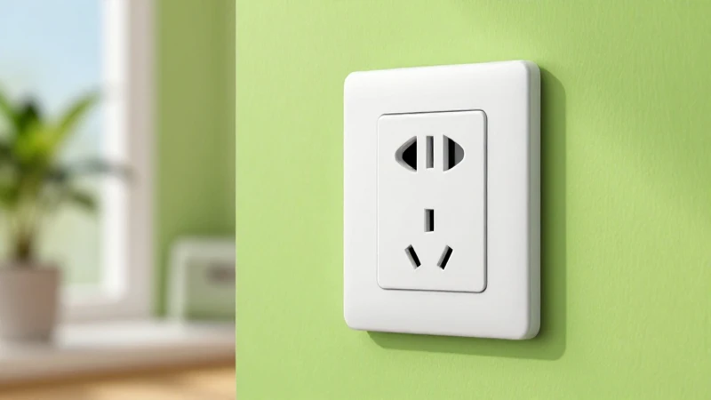 Toma corriente: Qué es, características, elementos y tipos 8 Enchufe eléctrico moderno y seguro, con iluminación profesional