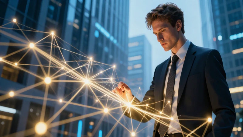 Profesional moderno analizando estrategia digital