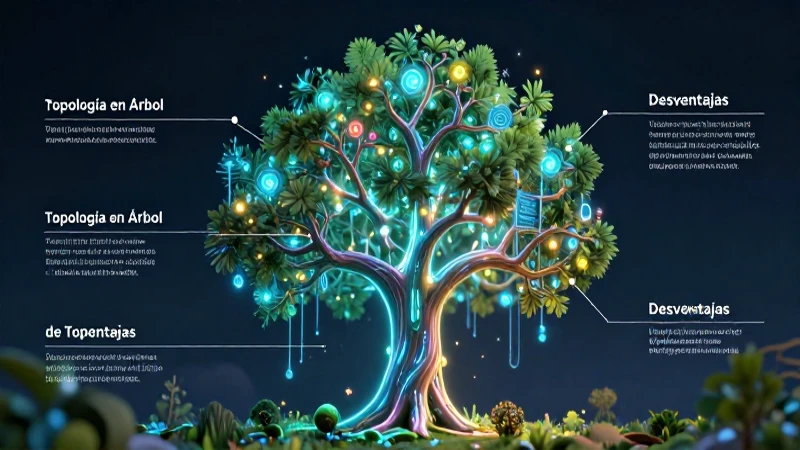 Topología de árbol: conceptos y análisis visual