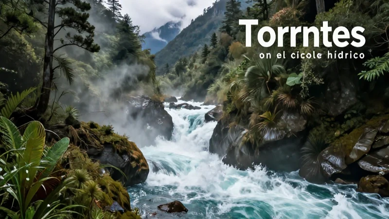 Torrentes son vitales para el ciclo del agua