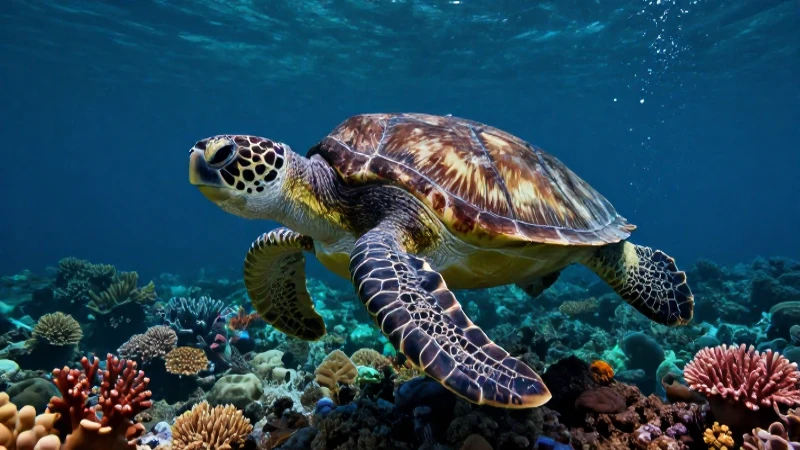 Tortugas marinas protegen los vibrantes océanos