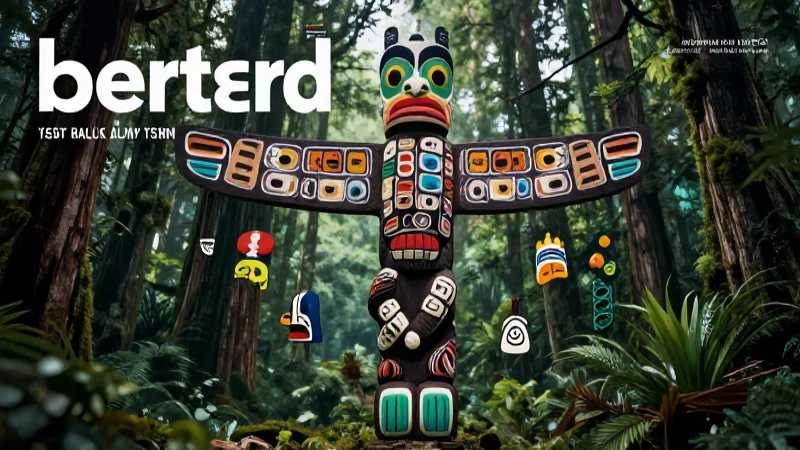 Totem: definición, surgimiento y usos en diversas culturas 3 Tótem cultural majestuoso en bosque místico