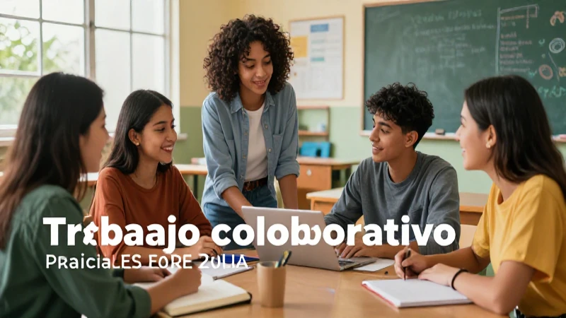 Fomentar colaboración práctica en el aula