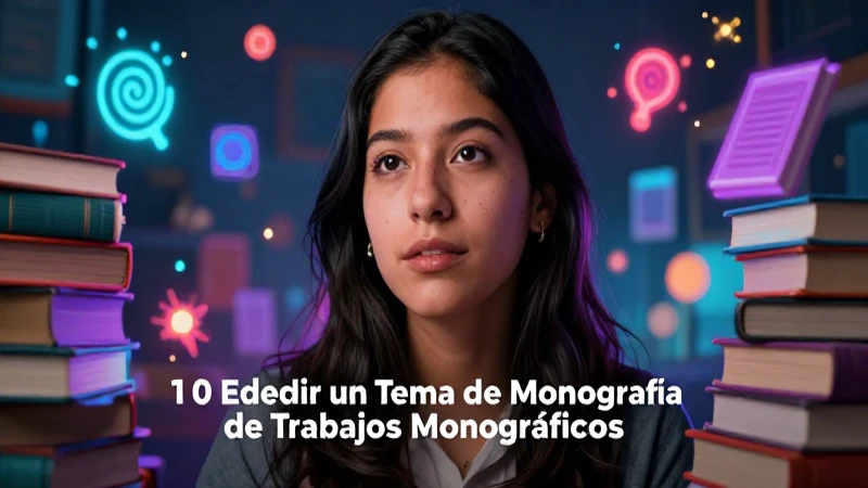 Trabajos Monográficos: 10 Ejemplos para Inspirarte 5 Ideas para temas de monografía