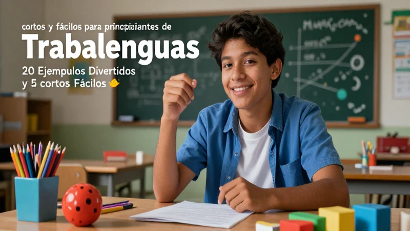 Trabalenguas: 20 Ejemplos Divertidos y 5 Cortos Fáciles 6 Ilustración de trabalenguas educativos mexicanos