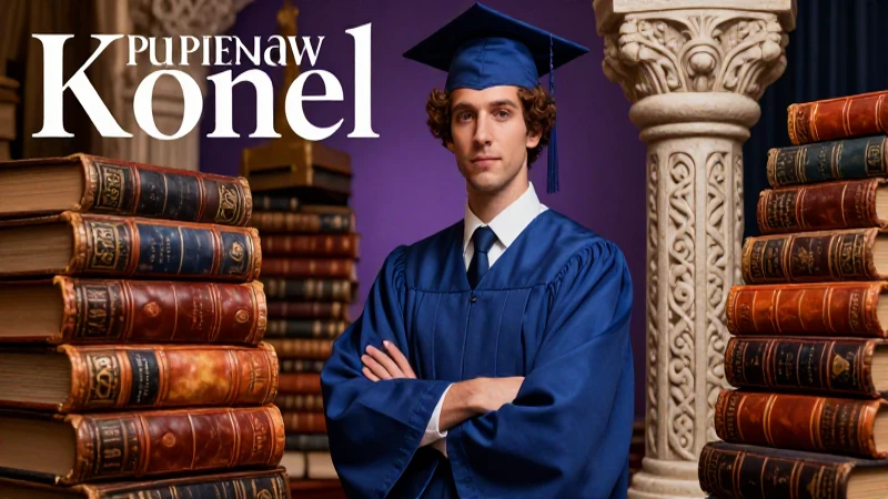 Estudiante erudito entre libros antiguos, estilo revista