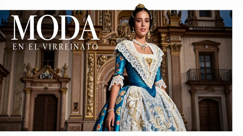 Moda opulenta colonial en el virreinato