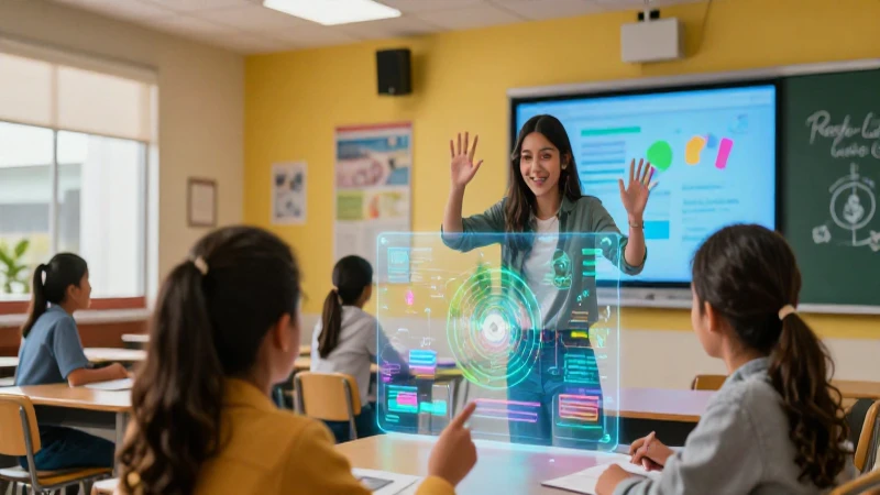 Aula mexicana holográfica, aprendizaje dinámico y moderno