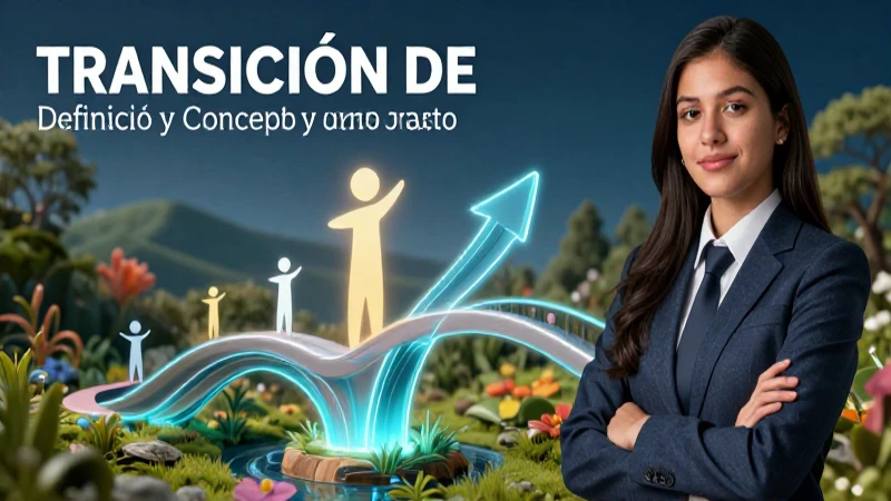 El concepto de transición implica crecimiento y conexión