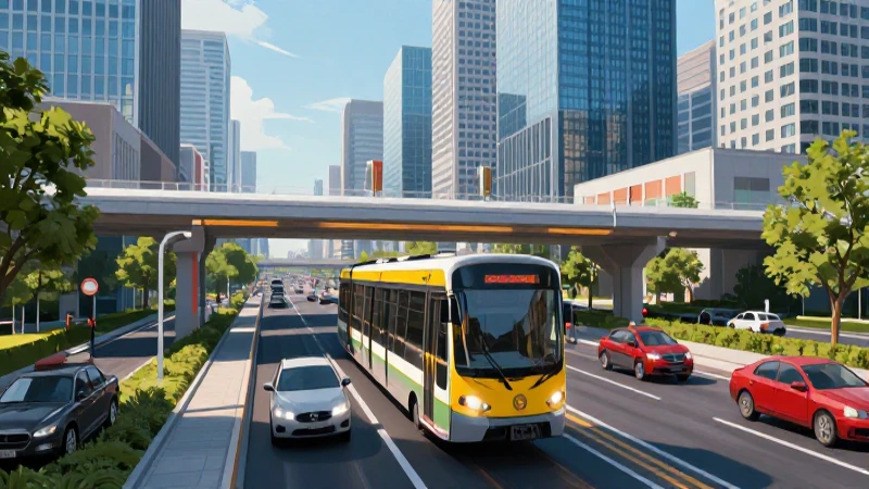 Tránsito: Definición, Concepto y su Importancia Actual 4 Hub urbano dinámico de diseño moderno