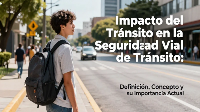 Tránsito: Definición, Concepto y su Importancia Actual 5 El tránsito afecta la seguridad vial urbana
