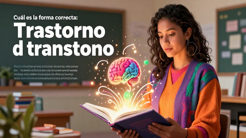 Recursos educativos: Trastorno o transtorno