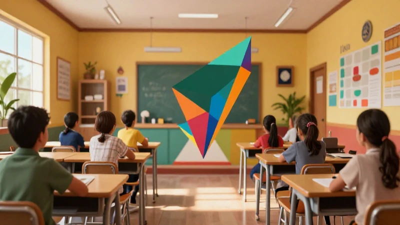 Transversal: significado en geometría, política y educación 5 Ilustración geométrica educativa moderna mexicana
