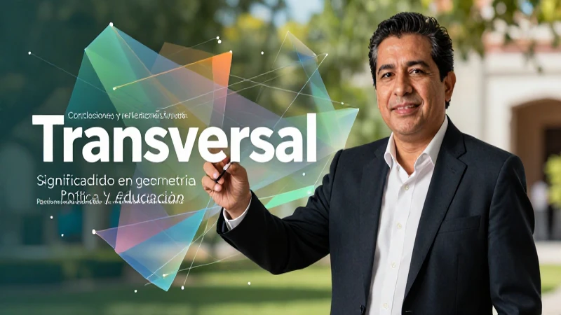Transversal: significado en geometría, política y educación 6 Ilustración de transversalidad educativa