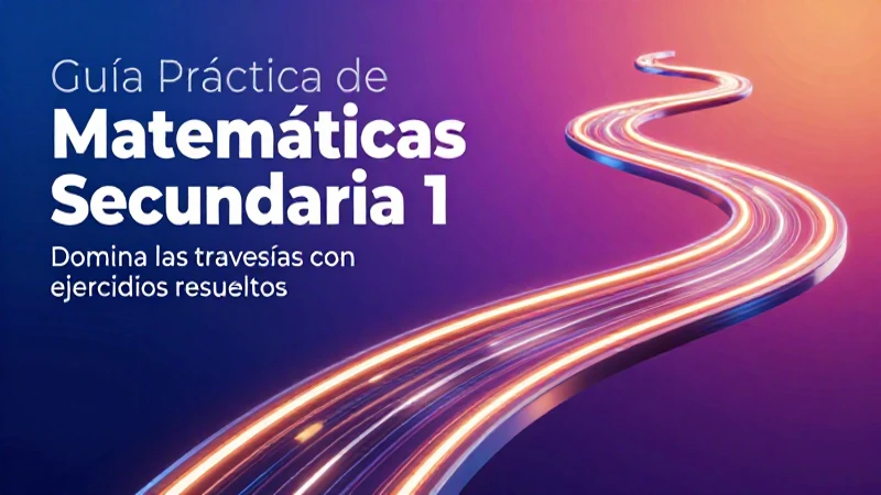 Guía matemática secundaria con ejercicios resueltos