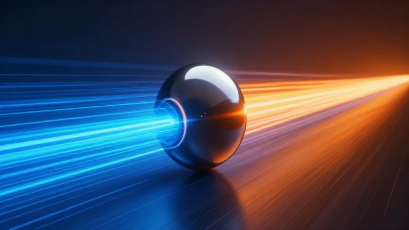 Aprende a dominar la trayectoria rectilínea con nuestra guía avanzada 3 Es una esfera metálica brillante en movimiento dramático