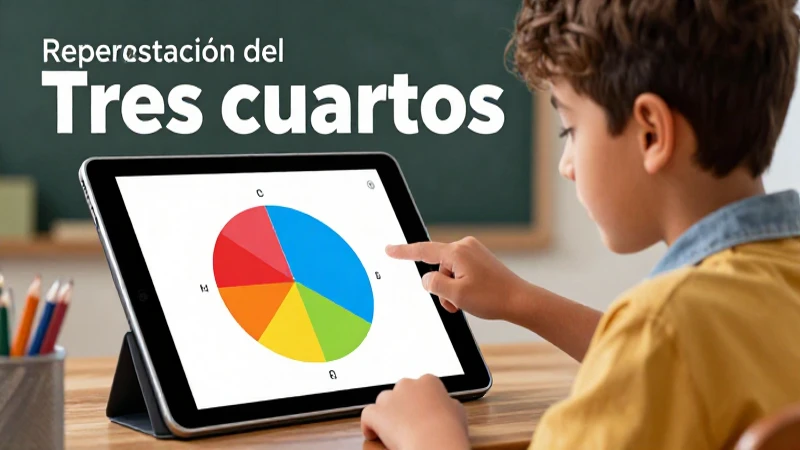 Cálculo de tres cuartos de tres cuartos