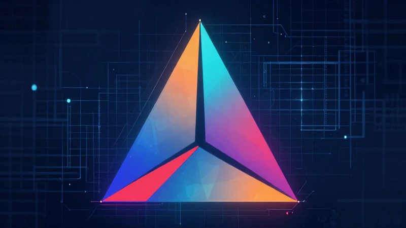 Triángulo escaleno, geometría abstracta de alta calidad