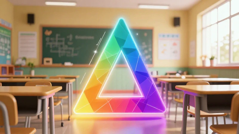 Triángulo vibrante en aula mexicana