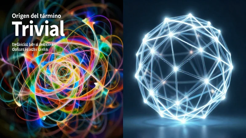 Tribial: Definición, origen y concepto explicado claramente 3 Visualización conceptual del término Trivial de Tribial