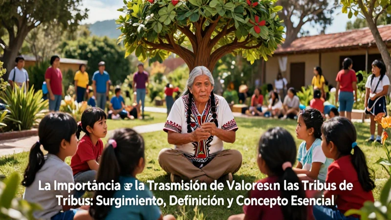 Tribus: Surgimiento, Definición y Concepto Esencial 5 Valores ancestrales se transmiten a través de la cultura