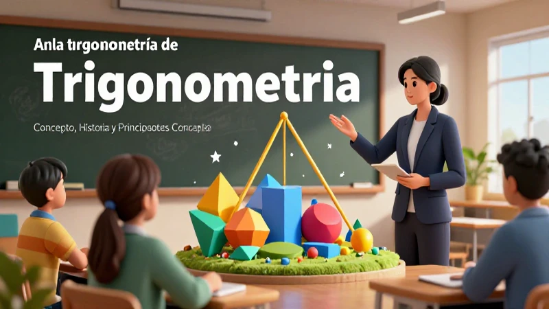 Trigonometría: Concepto, Historia y Principales Conceptos 4 Trigonometría: conceptos, historia y aplicaciones