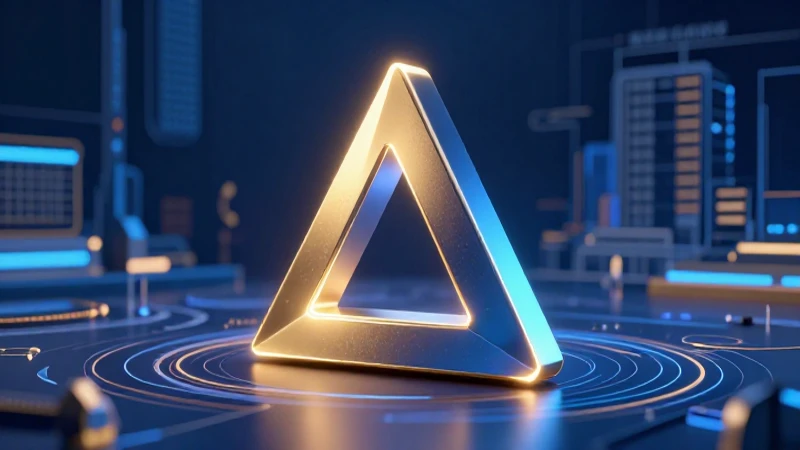 Trigonometría: Concepto, Historia y Principales Conceptos 5 Triángulo dinámico futurista en estilo educativo