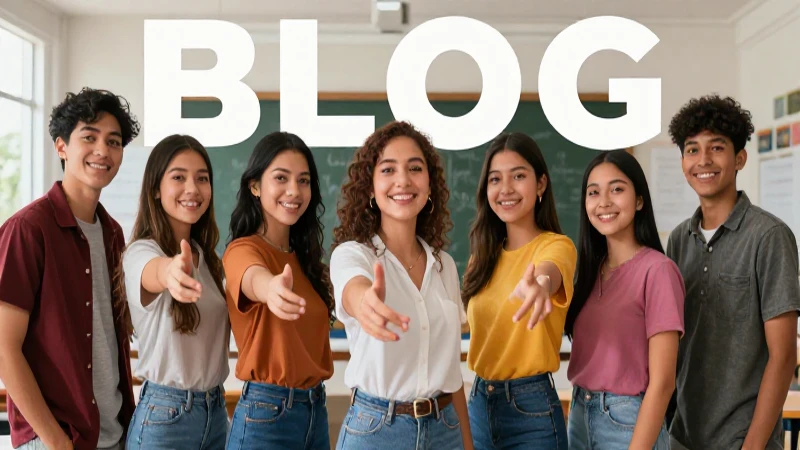 Estudiantes mexicanos unidos en un aula educativa
