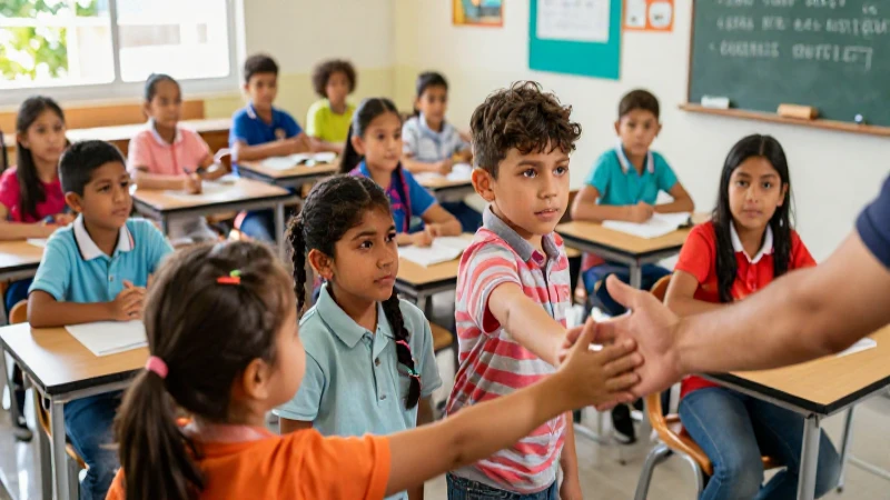 Niños en México reciben apoyo en una clase moderna y vibrante