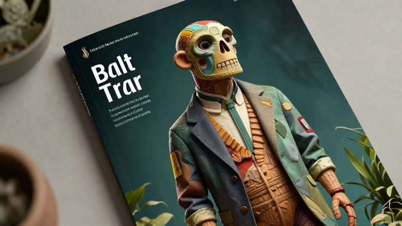 Figura prehistórica con estilo en revista académica