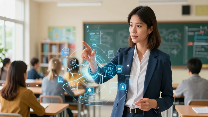 Trucas: Descubre los Mejores Tips y Estrategias Efectivas 4 Profesora en un aula moderna y digital
