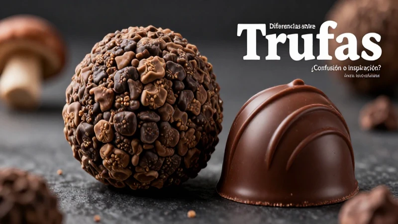 Trufas: definición, propiedades y conceptos sobre hongos 7 Trufas vs. dulces: diferencias clave