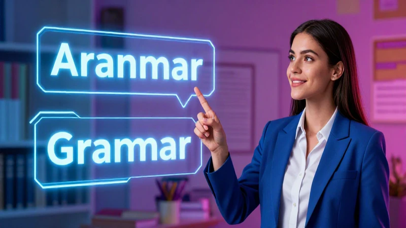 Experta de lenguaje con diseño académico profesional